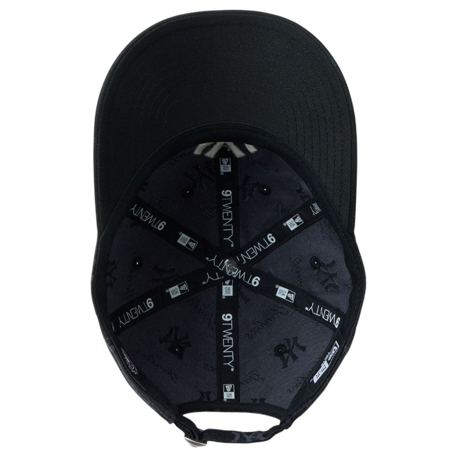 ニューエラ キャップ NEW ERA KIDS キッズ Youth 子供 9TWENTY MLB Jacquard ジャカード ニューヨーク ヤンキース ブラック 14747044 アンダーバイザー