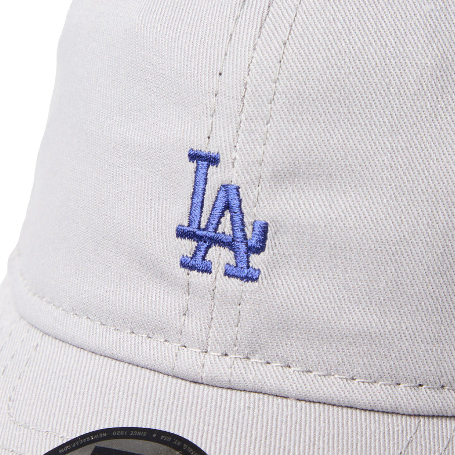 ニューエラ キャップ 帽子 NEW ERA CAP KIDS キッズ Youth 9TWENTY MLB Mini Logo ミニロゴ ロサンゼルス ドジャース グレー 14747063 フロントロゴ