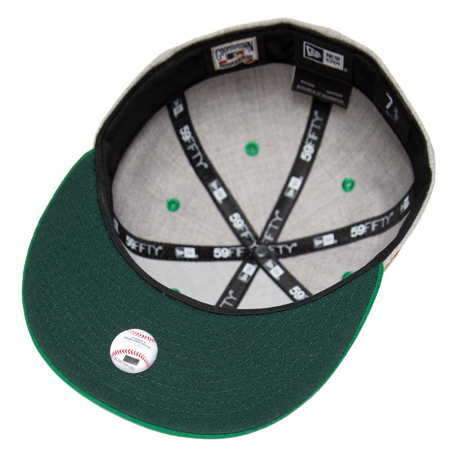 ニューエラ キャップ 帽子 NEW ERA CAP KINGS 別注 CUSTOM 59FIFTY ブルックリン ドジャース 1937 ジャッキー ロビンソン ヘザーグレー ケリーグリーン ダークグリーンアンダーバイザー 71040356 アンダーバイザー