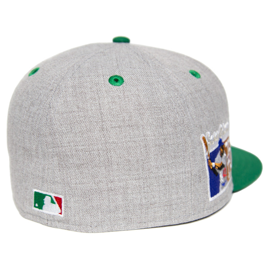 ニューエラ キャップ 帽子 NEW ERA CAP KINGS 別注 CUSTOM 59FIFTY ブルックリン ドジャース 1937 ジャッキー ロビンソン ヘザーグレー ケリーグリーン ダークグリーンアンダーバイザー 71040356 バッターマンロゴ 