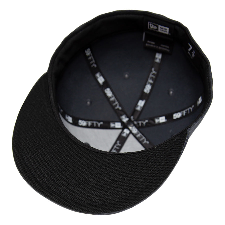 ニューエラ キャップ 帽子 NEW ERA CAP CUSTUM カスタム KINGS 別注 59FIFTY ANTIQUE K グラファイト ブラックアンダーバイザー 71040361 アンダーバイザー