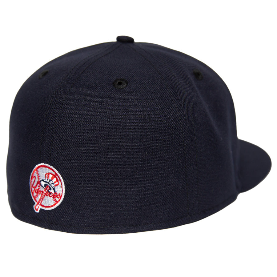 ニューエラ キャップ 帽子 NEW ERA CAP CUSTUM カスタム KINGS 別注 59FIFTY ニューヨーク ヤンキース ネイビー グレーアンダーバイザー 71038654 背面