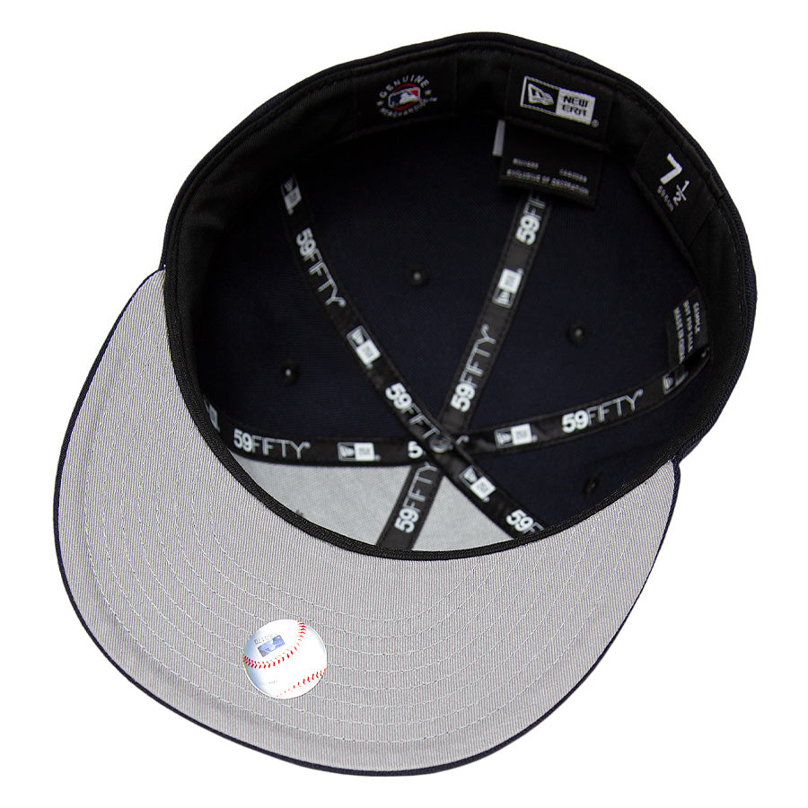 ニューエラ キャップ 帽子 NEW ERA CAP CUSTUM カスタム KINGS 別注 59FIFTY ニューヨーク ヤンキース ネイビー グレーアンダーバイザー 71038654 つば裏