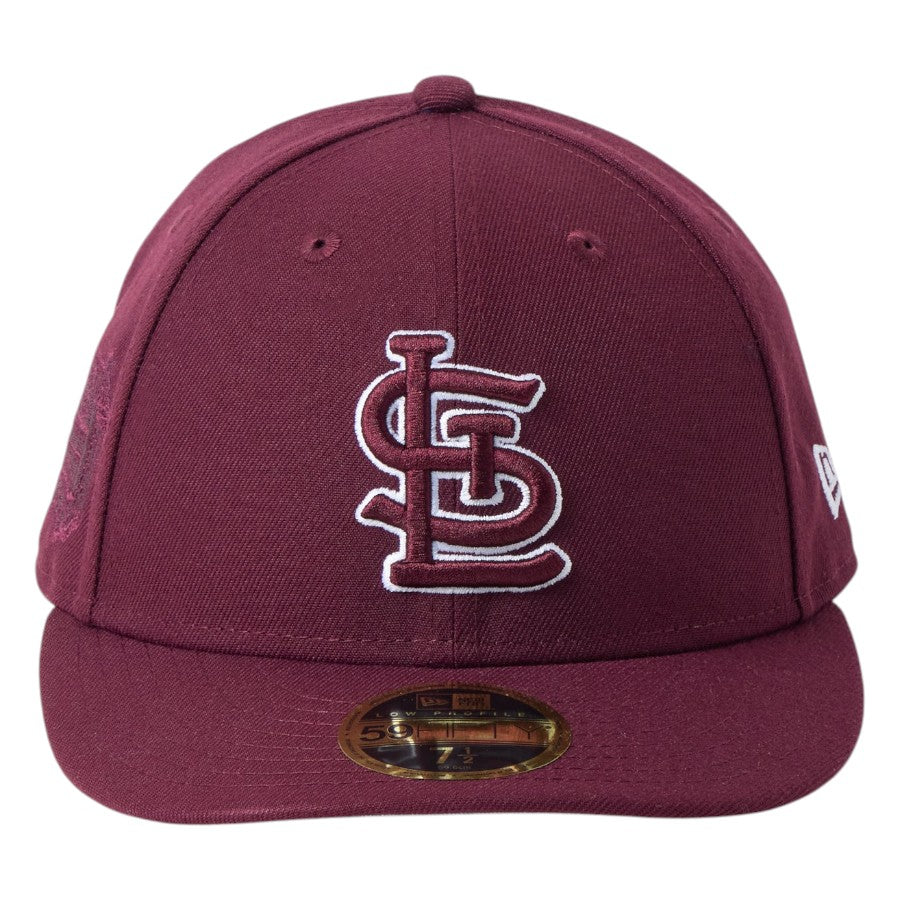 ニューエラ キャップ NEW ERA CAP Low Profile LP 59FIFTY MLB Color Variation セントルイス カージナルス バーガンディー 14744685 正面
