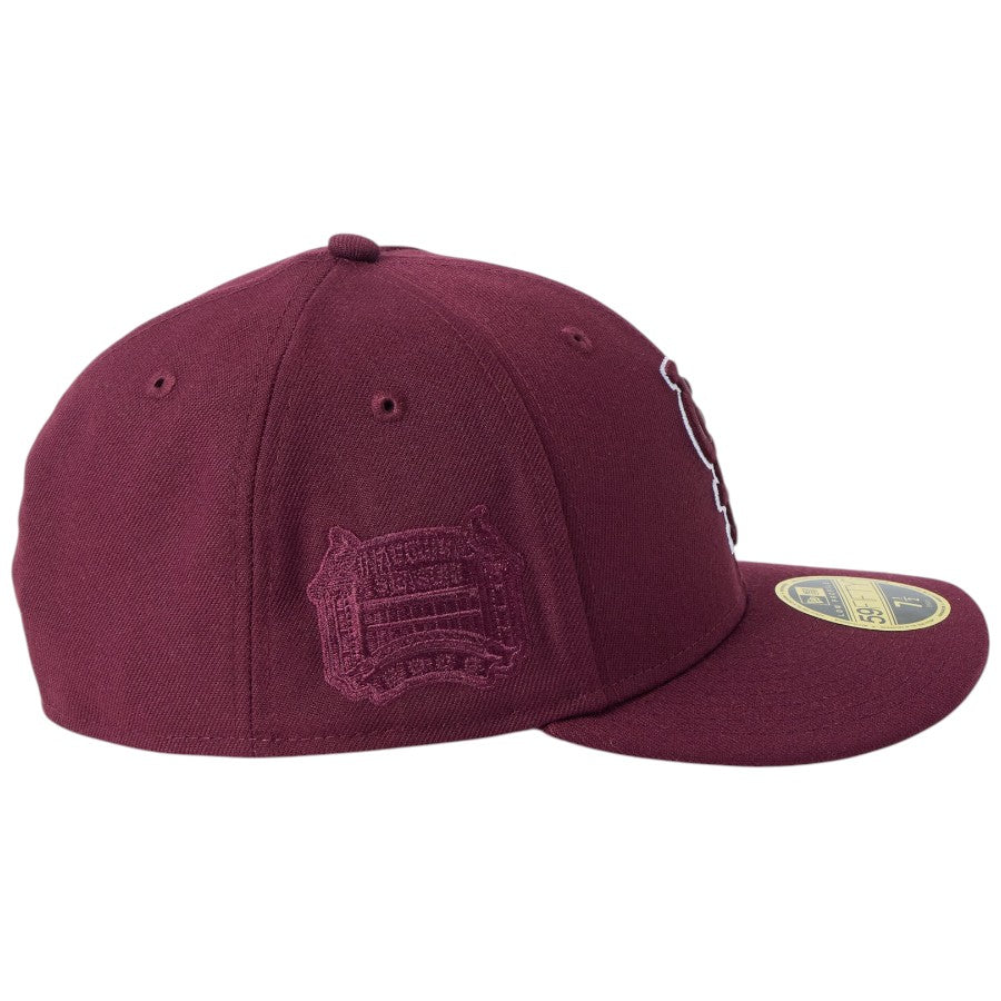 ニューエラ キャップ NEW ERA CAP Low Profile LP 59FIFTY MLB Color Variation セントルイス カージナルス バーガンディー 14744685 右サイド