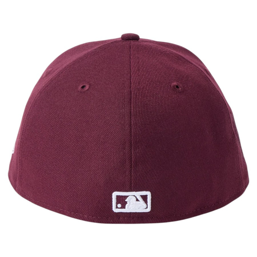 ニューエラ キャップ NEW ERA CAP Low Profile LP 59FIFTY MLB Color Variation セントルイス カージナルス バーガンディー 14744685 背面