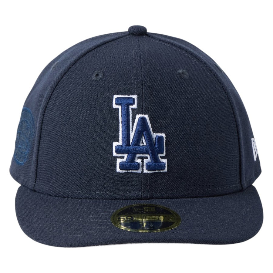 ニューエラ キャップ NEW ERA CAP Low Profile LP 59FIFTY MLB Color Variation ロサンゼルス ドジャース ネイビー 14744688 正面