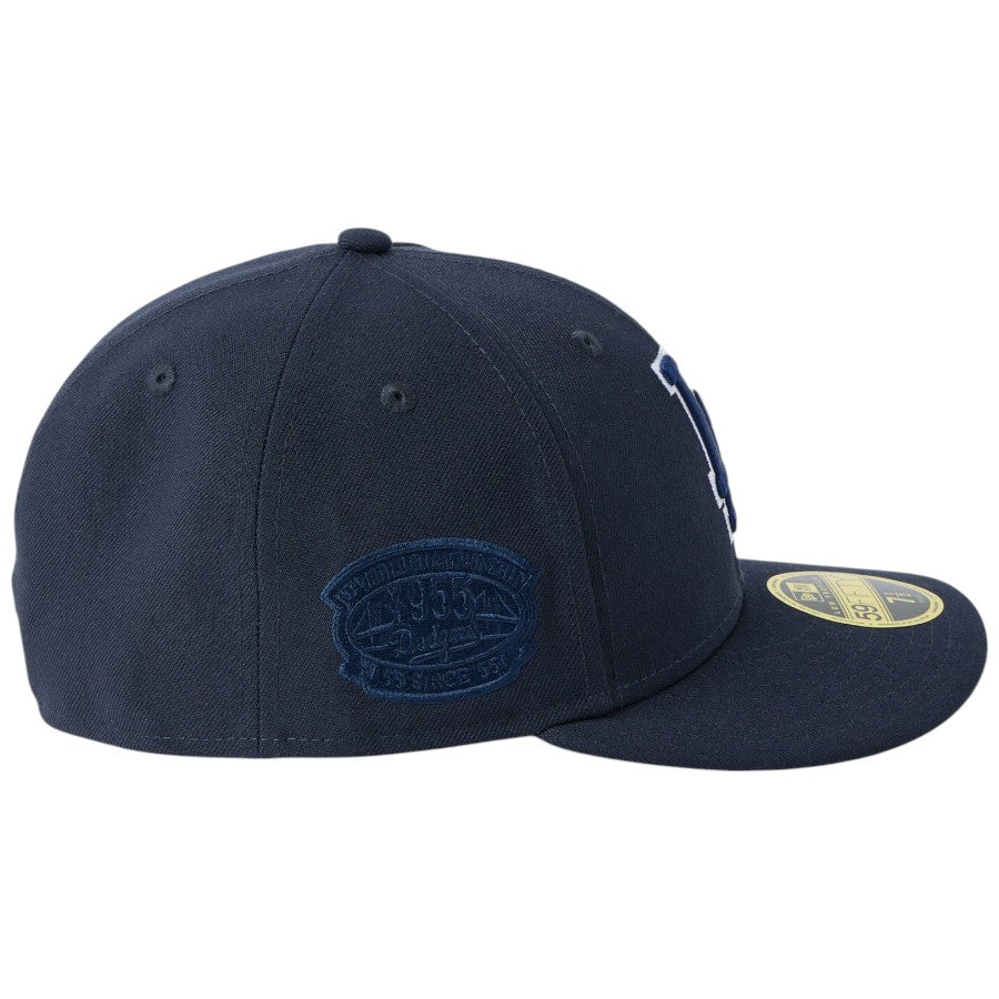 ニューエラ キャップ NEW ERA CAP Low Profile LP 59FIFTY MLB Color Variation ロサンゼルス ドジャース ネイビー 14744688 右サイド