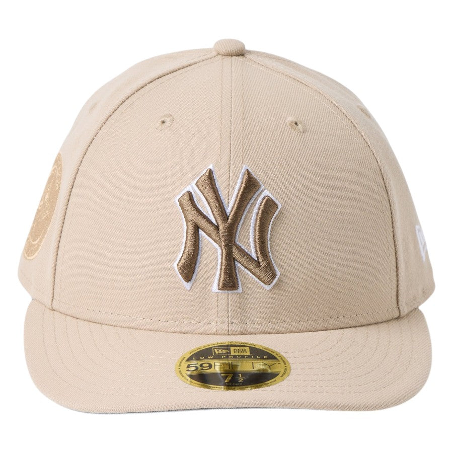 ニューエラ キャップ NEW ERA CAP Low Profile LP 59FIFTY MLB Color Variation ニューヨーク ヤンキース ニューベージュ 14744687 正面