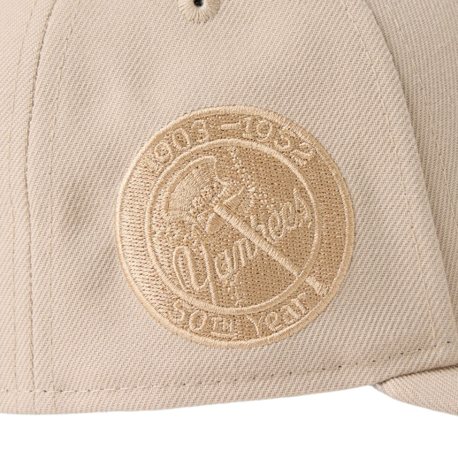 ニューエラ キャップ NEW ERA CAP Low Profile LP 59FIFTY MLB Color Variation ニューヨーク ヤンキース ニューベージュ 14744687 サイドパッチ