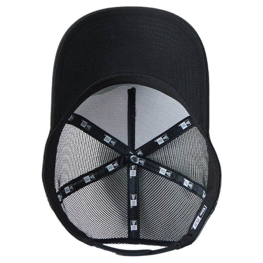 ニューエラ キャップ  NEW ERA 9FORTY A-Frame トラッカー Wall Art グラフィティー オプティックホワイト/ブラック 14744863 アンダーバイザー