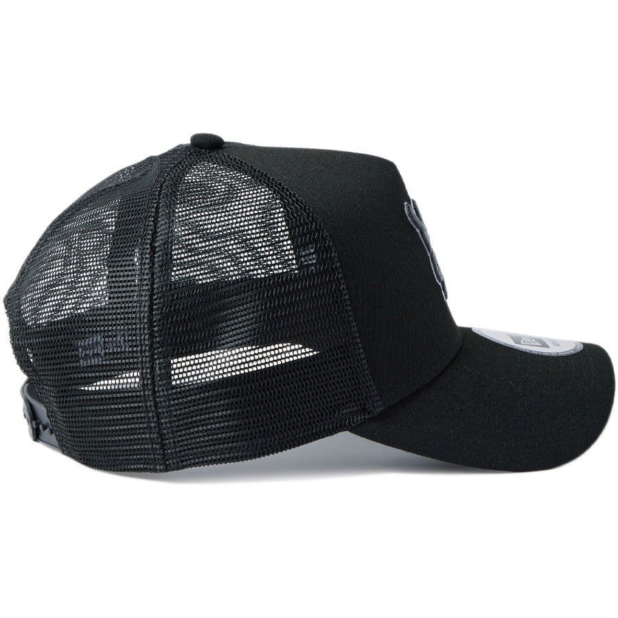 ニューエラ キャップ NEW ERA CAP 9FORTY A-Frame トラッカー Wall Art グラフィティー ブラック 14744866 右サイド