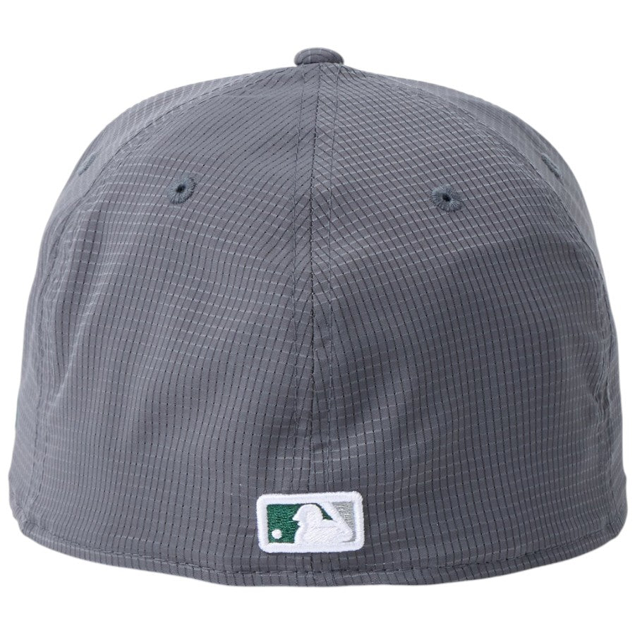ニューエラ キャップ 帽子 NEW ERA CAP 59FIFTY Tech Air Dot Air MICROERA 通気性 撥水性 ロサンゼルス ドジャース ダークグレー 14774431｜アウトドア 背面