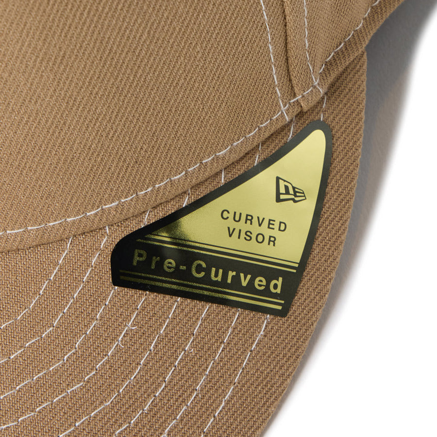 ニューエラ キャップ NEW ERA PC 59FIFTY プレカーブ Flower Embroidery 花柄 クラシックロゴ カーキ 14744675 プレカーブ