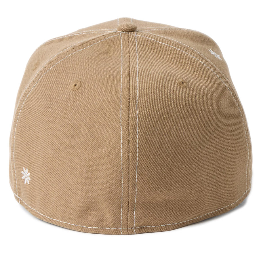 ニューエラ キャップ NEW ERA PC 59FIFTY プレカーブ Flower Embroidery 花柄 クラシックロゴ カーキ 14744675 背面