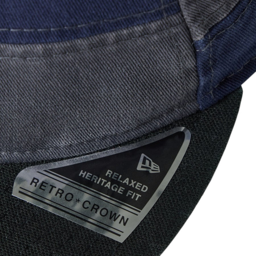ニューエラ キャップ 帽子 NEW ERA CAP レトロクラウン RETRO CROWN RC 9FIFTY ロサンゼルス ドジャース Patchwork パッチワーク グラファイト ナイトシフトネイビー 14744668 バイザー