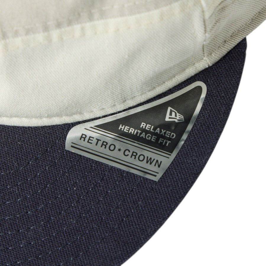 ニューエラ キャップ 帽子 NEW ERA CAPレトロクラウン RETRO CROWN RC 9FIFTY ニューヨーク ヤンキース Patchwork パッチワーク クロームホワイト ネイビー 14744666 バイザー