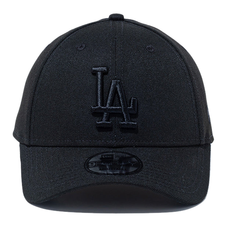 ニューエラ キャップ 帽子 NEW ERA CAP 9FORTY ロサンゼルス ドジャース ブラック ブラック 14525028 正面