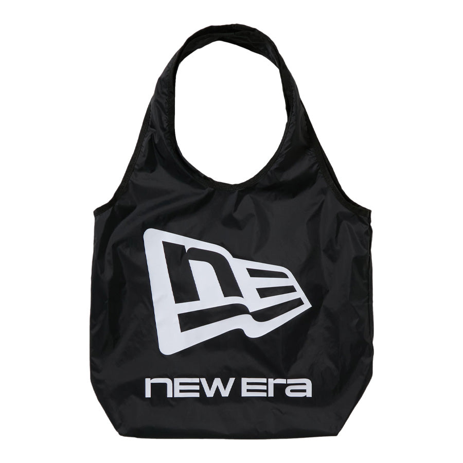 TOTEBAG エコトートバッグ 22L パッカブル NEW NE LOGO タフタ ブラック 15121555 背面