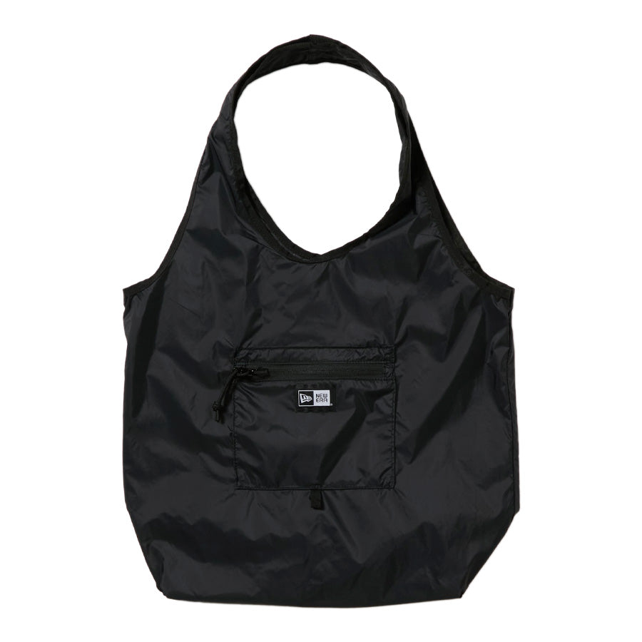 TOTEBAG エコトートバッグ 22L パッカブル NEW NE LOGO タフタ ブラック 15121555 正面