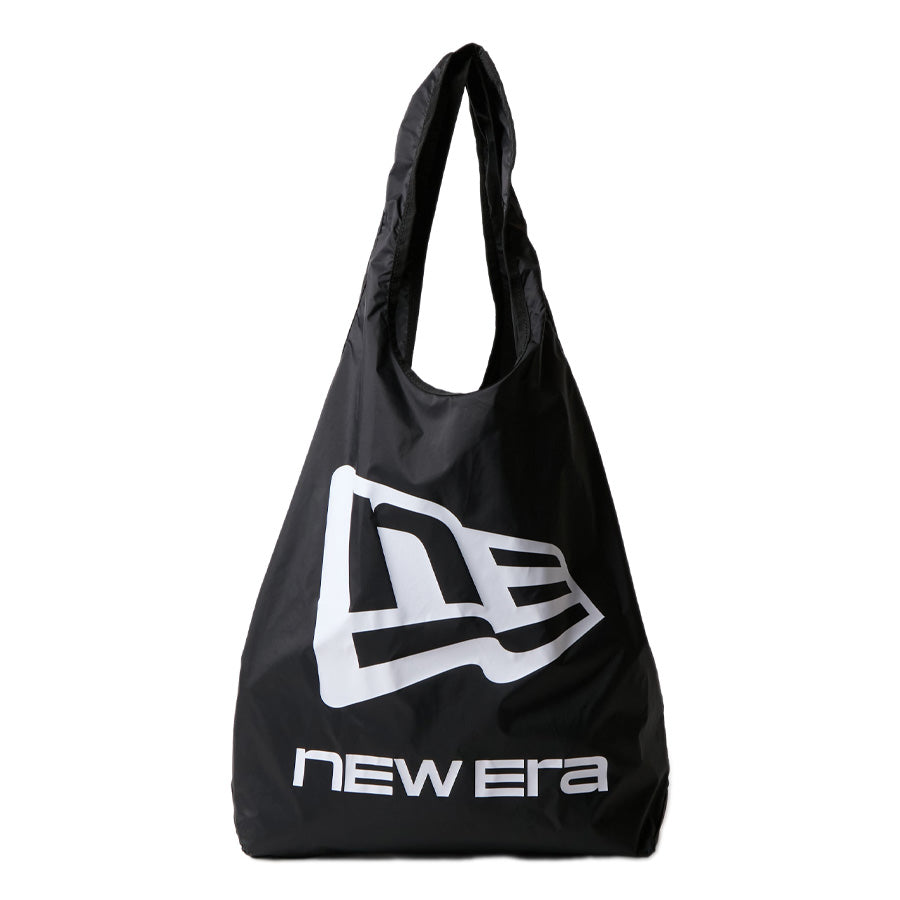 ニューエラ バッグ NEW ERA BAG TOTEBAG エコトートバッグ 22L パッカブル NEW NE LOGO タフタ ブラック 15121555 背面