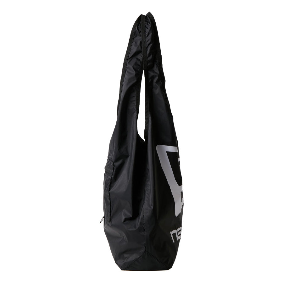 TOTEBAG エコトートバッグ 22L パッカブル NEW NE LOGO タフタ ブラック 15121555 サイド