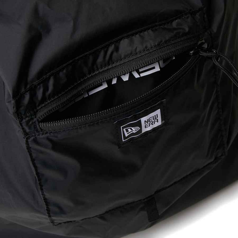 TOTEBAG エコトートバッグ 22L パッカブル NEW NE LOGO タフタ ブラック 15121555 フロントポケット
