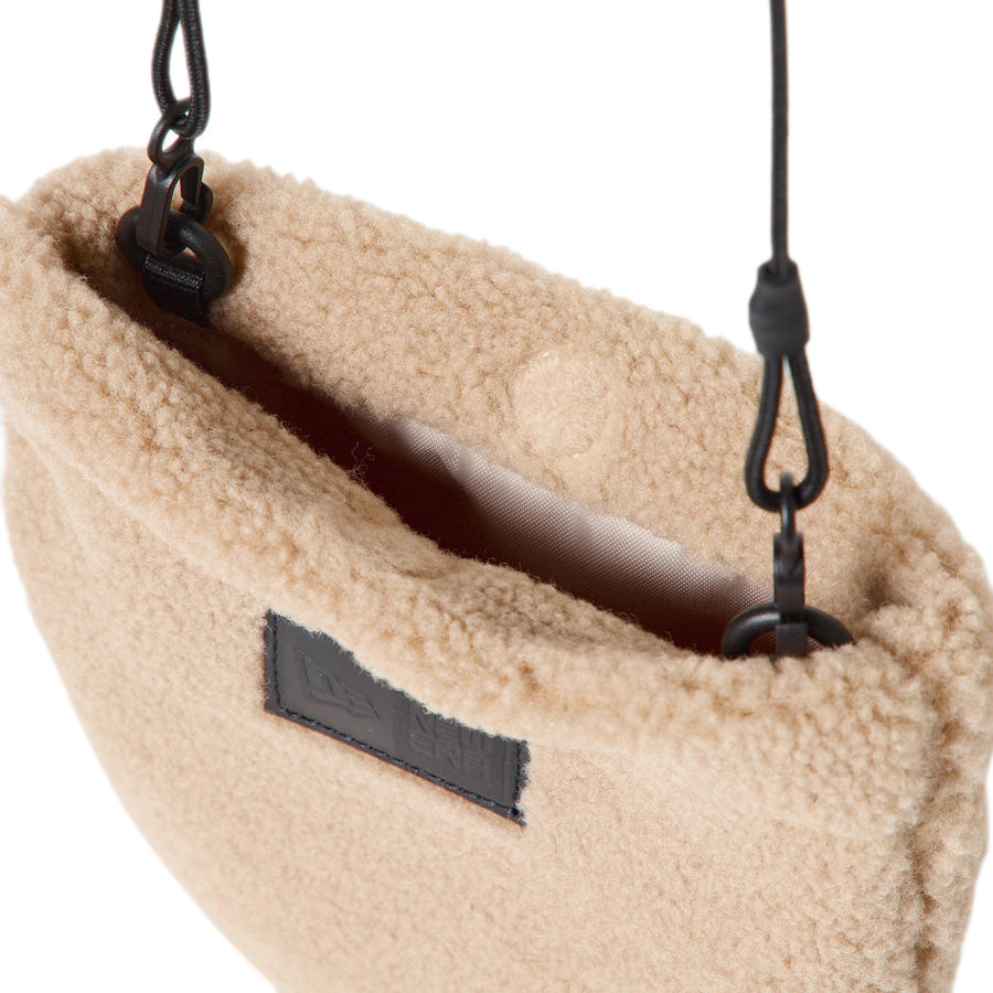 ニューエラ バッグ ポーチ NEW ERA BAG POUCH フラット ネックポーチ 0.6L ボア ベージュ 15121554 インナー
