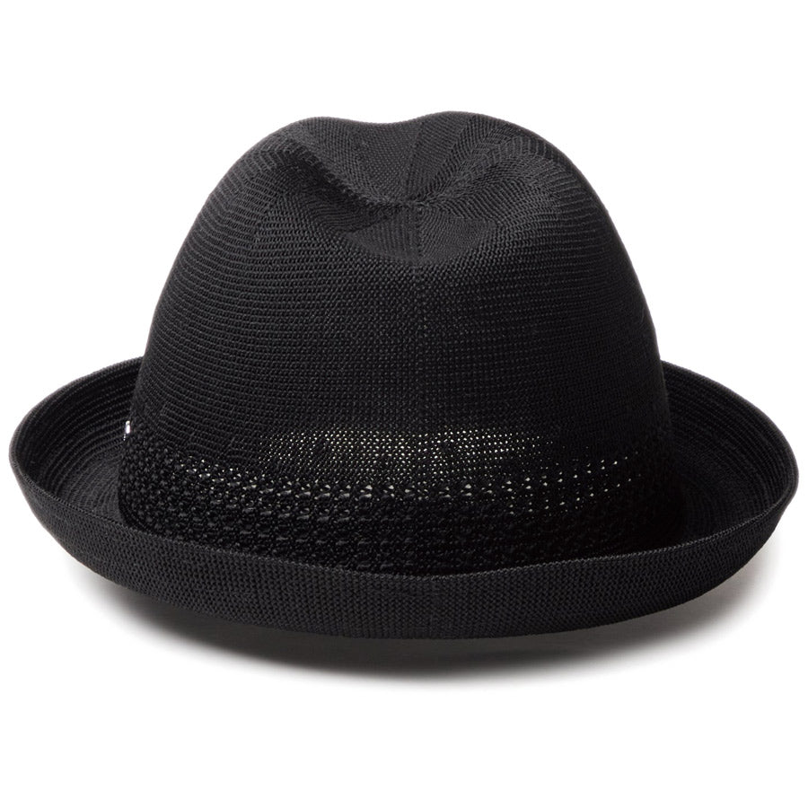 ニューエラ ハット NEW ERA ニットフェドーラ Knit Fedora ブラック メタルピン シルバー 14744689 バック