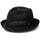ニューエラ ハット NEW ERA ニットフェドーラ Knit Fedora ブラック メタルピン シルバー 14744689 右斜め