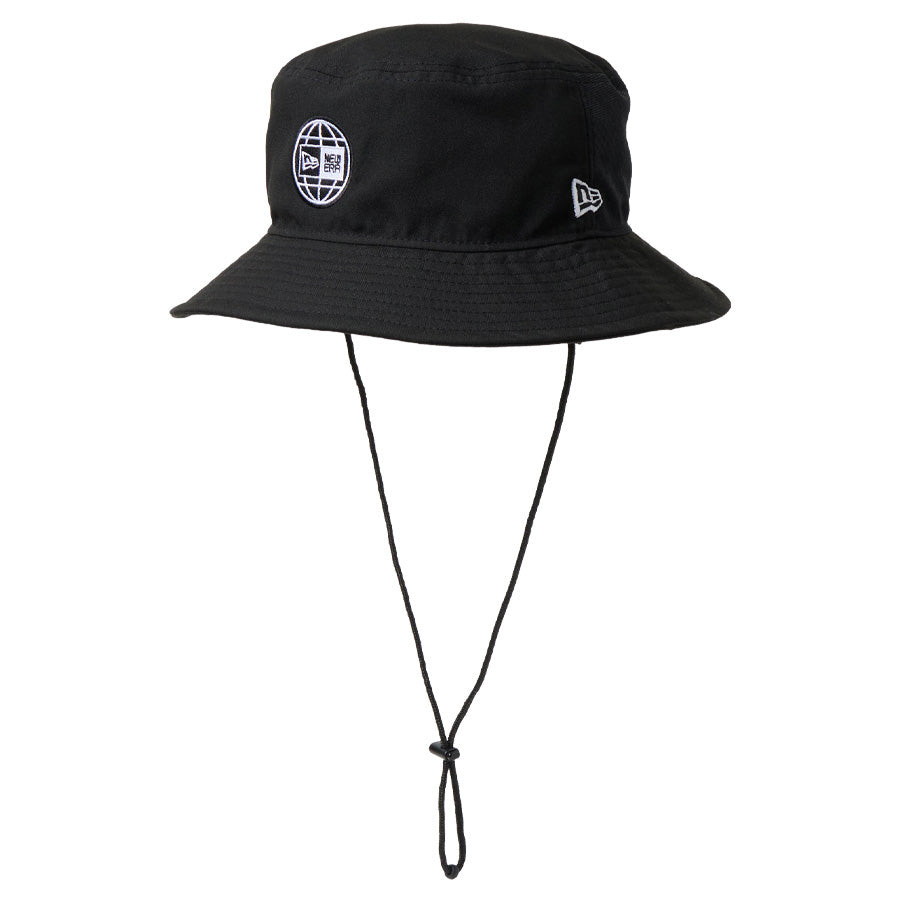 ニューエラ ハット 帽子 NEW ERA HAT アドベンチャーライト トラッカー Repreve® ニュートラッカーメッシュ ボックスロゴ ブラック 14774337｜アウトドア あご紐