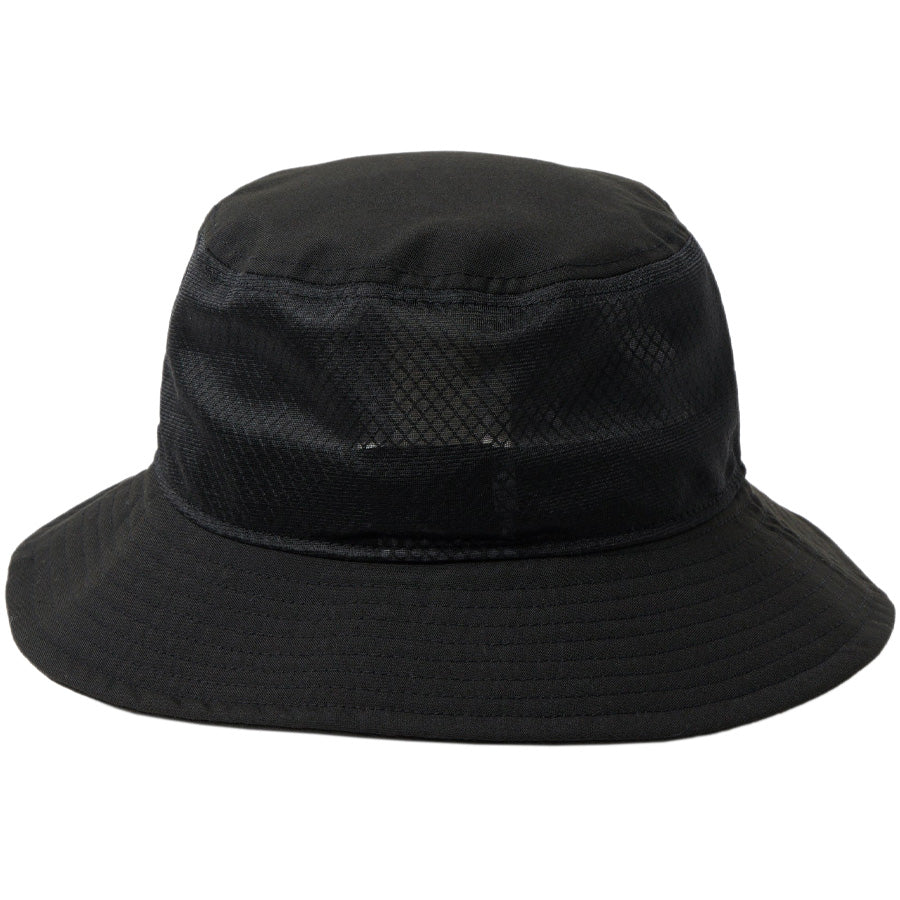 ニューエラ ハット 帽子 NEW ERA HAT アドベンチャーライト トラッカー Repreve® ニュートラッカーメッシュ ボックスロゴ ブラック 14774337｜アウトドア 右サイド