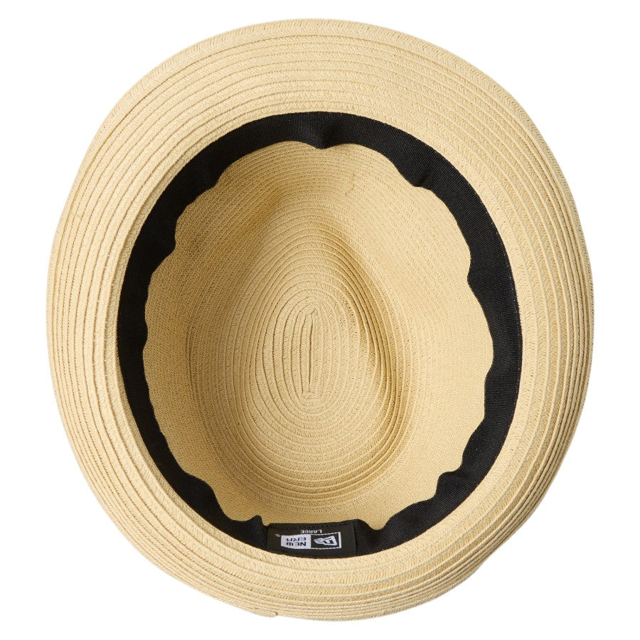 ニューエラ ハット 麦わら帽子 ペーパーハット NEW ERA HAT トリルビー ブルーぺイズリーテープ ナチュラル 14744663 インナー