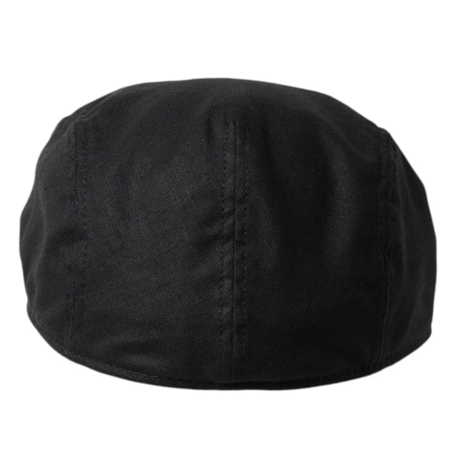 ニューエラ キャップ 帽子 NEW ERA HUNTING CAP Driver ドライバーハンチング Cotton Linen 麻 コットンリネン ブラック 14744708 背面