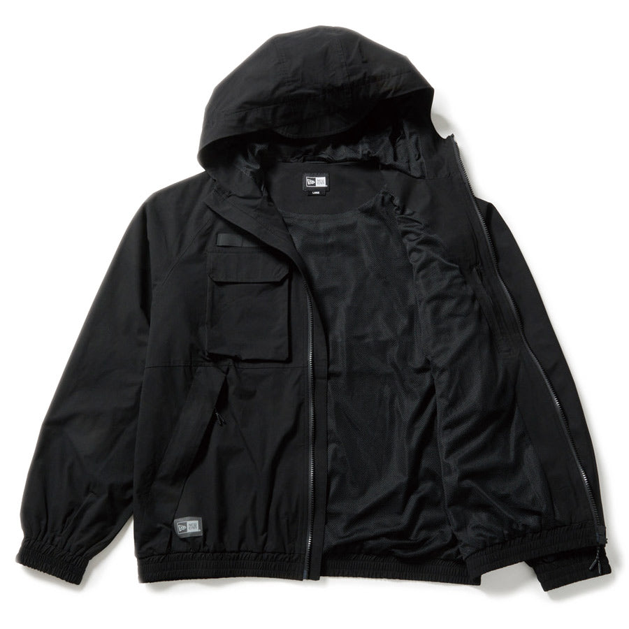 ニューエラ NEW ERA ユーティリティー フィールド トラックジャケット Utility Field Track Jacket ブラック 14774245 | アウトドア フロントジップ