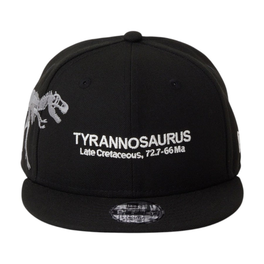 ニューエラ キャップ 帽子 NEW ERA CAP KIDS キッズ Youth 9FIFTY Tyrannosaurus 恐竜 ティラノサウルス 化石 ブラック 14746963 正面