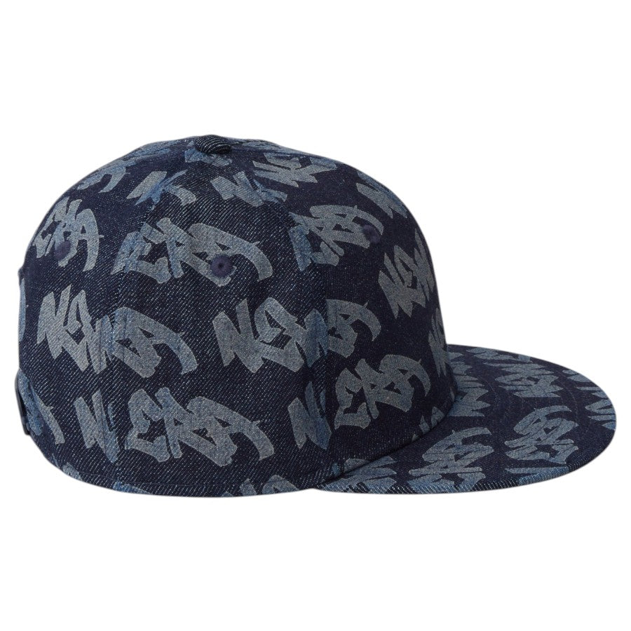 ニューエラ キャップ 帽子 NEW ERA CAP KIDS キッズ Youth 9FIFTY Laser Burn Out デニム 14746980 右サイド