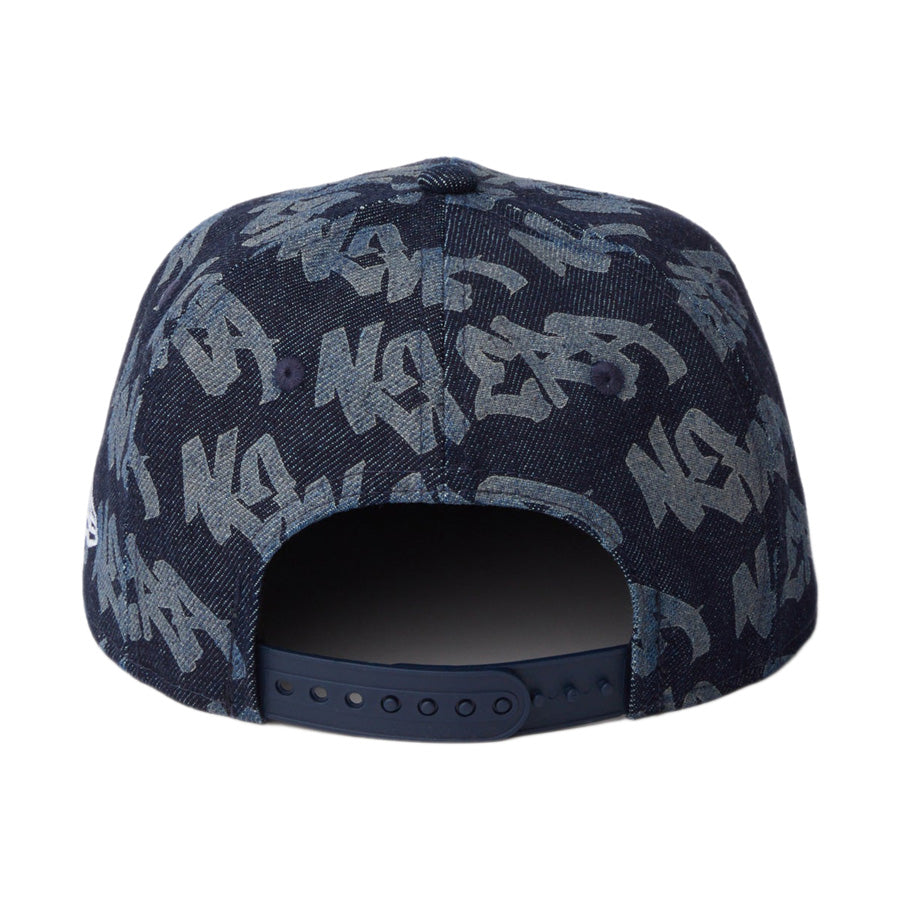 ニューエラ キャップ 帽子 NEW ERA CAP KIDS キッズ Youth 9FIFTY Laser Burn Out デニム 14746980 背面
