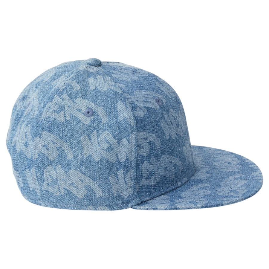 ニューエラ キャップ 帽子 NEW ERA CAP KIDS キッズ Youth 9FIFTY Laser Burn Out ウォッシュドデニム 14746979 右サイド