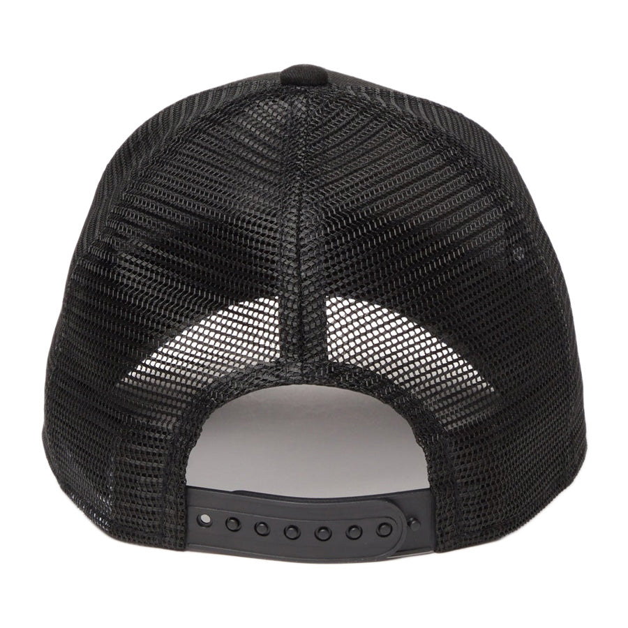 ニューエラ キャップ 帽子 NEW ERA KIDS キッズ Youth 9FORTY A-Frame トラッカー ロサンゼルス ドジャース TPUロゴ ブラック 14747012 背面