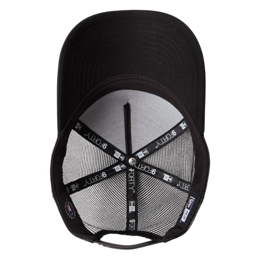 ニューエラ キャップ 帽子 NEW ERA KIDS キッズ Youth 9FORTY A-Frame トラッカー ニューヨーク ヤンキース TPUロゴ ブラック 14747007 アンダーバイザー
