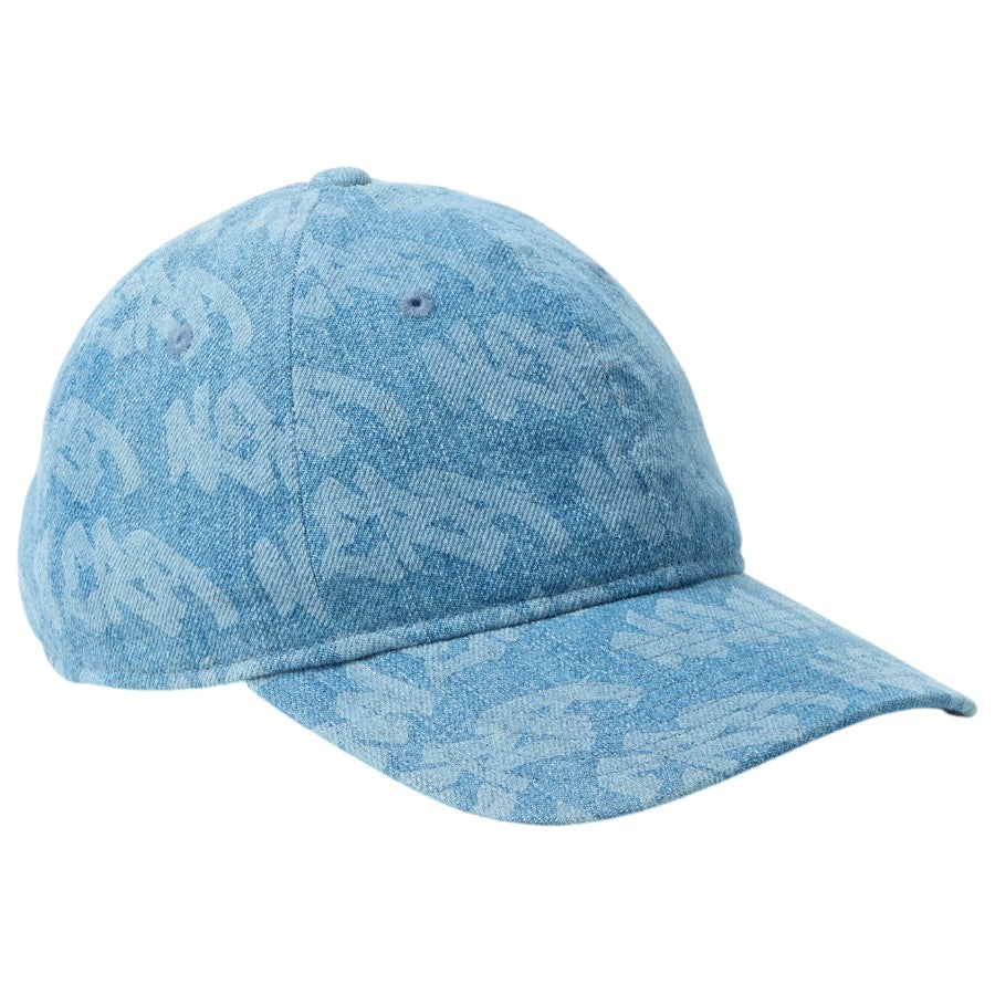 ニューエラ キャップ 帽子 NEW ERA CAP 子供 KIDS キッズ Youth 9TWENTY Laser Burn Out ウォッシュドデニム 14747068 左斜め前