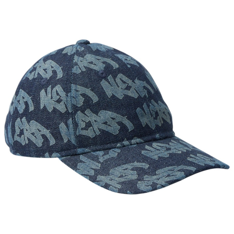 ニューエラ キャップ 帽子 NEW ERA CAP 子供 KIDS キッズ Youth 9TWENTY Laser Burn Out デニム 14747069 左斜め前