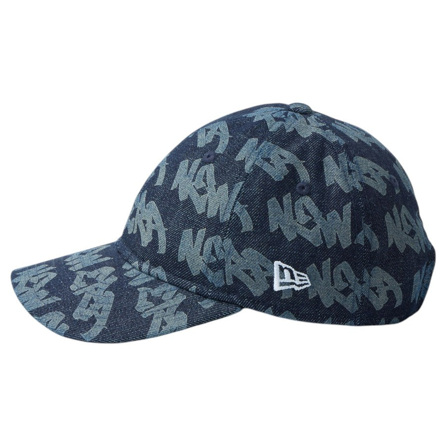 ニューエラ キャップ 帽子 NEW ERA CAP 子供 KIDS キッズ Youth 9TWENTY Laser Burn Out デニム 14747069 左サイド