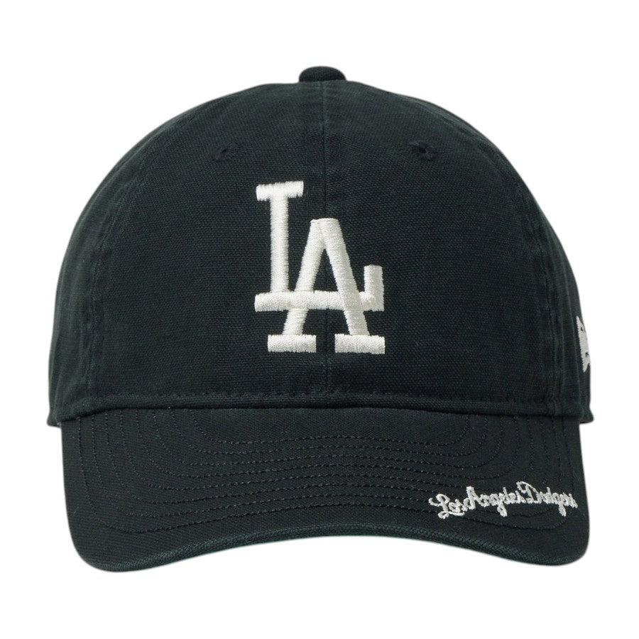 ニューエラ キャップ NEW ERA KIDS キッズ Youth 9TWENTY ロサンゼルス ドジャース MLB Visor Logo バイザーロゴ ブラック 14747061 正面