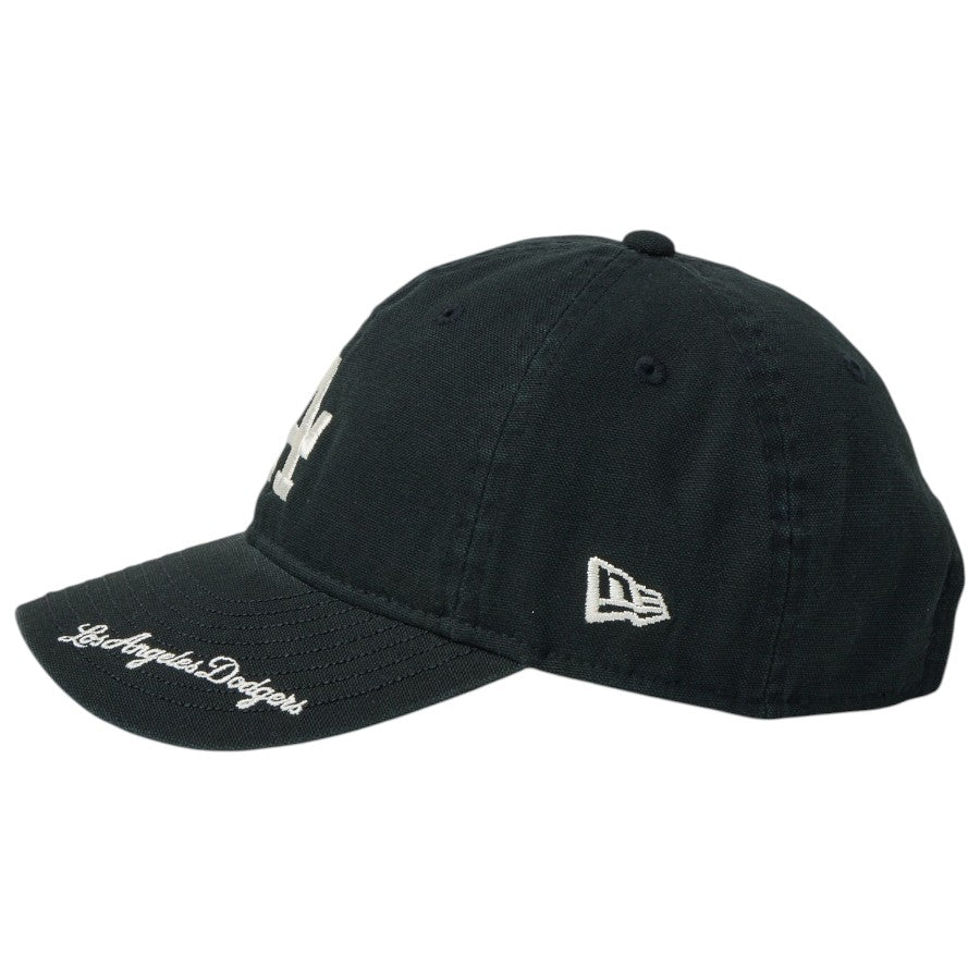 ニューエラ キャップ NEW ERA KIDS キッズ Youth 9TWENTY ロサンゼルス ドジャース MLB Visor Logo バイザーロゴ ブラック 14747061 左サイド