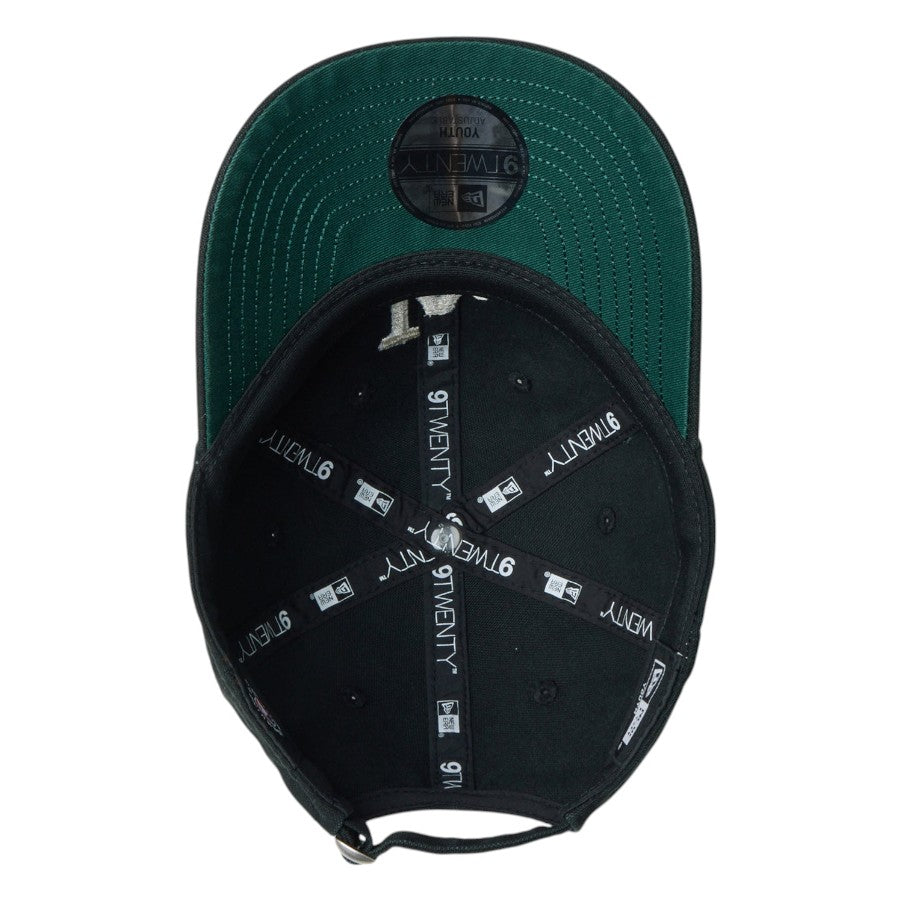 ニューエラ キャップ NEW ERA KIDS キッズ Youth 9TWENTY ロサンゼルス ドジャース MLB Visor Logo バイザーロゴ ブラック 14747061 グリーンアンダーバイザー