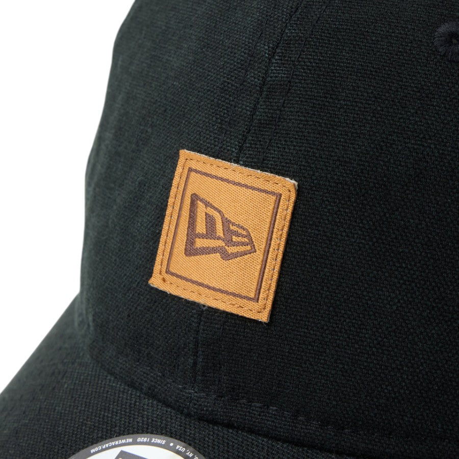 ニューエラ キャップ 帽子 NEW ERA CAP 子供 KIDS キッズ Youth 9TWENTY フラッグロゴ ウーブンパッチ Washed Duck ダック ブラック 14747071 フロントロゴ