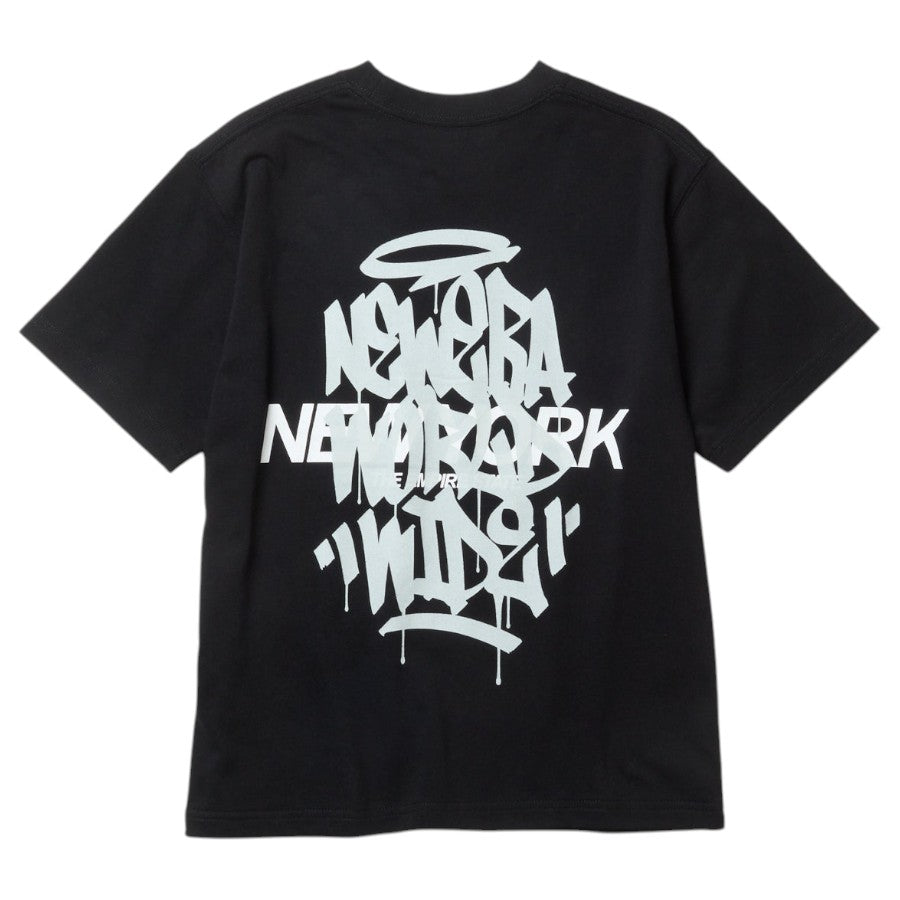 ニューエラ キッズ NEW ERA KIDS Youth 半袖 コットン Tシャツ Tagging ブラック 14865829 バック