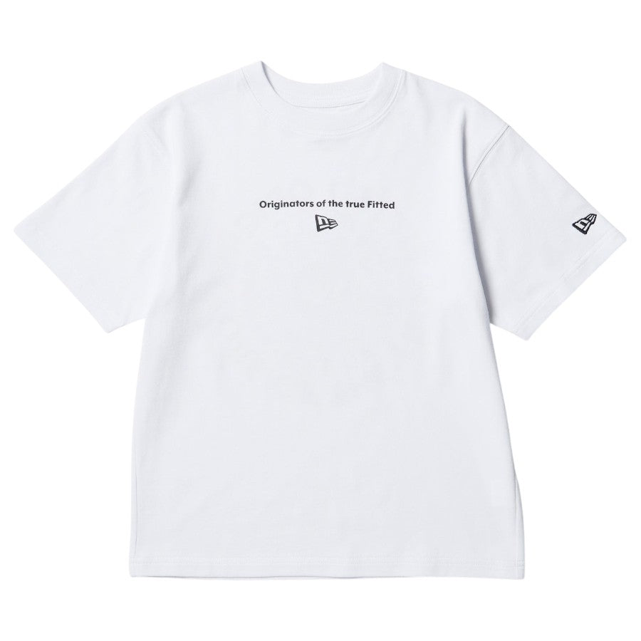 ニューエラ キッズ NEW ERA KIDS Youth 半袖 コットン Tシャツ Circle OOTTF ホワイト 14865834 フロント